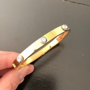 Henri Bendel gold bangle